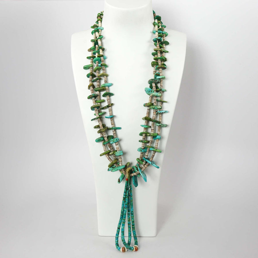 1930s Turquoise Jacla Necklace by Vintage Collection - Garland's