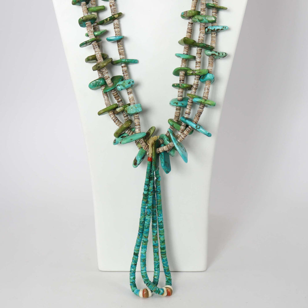 1930s Turquoise Jacla Necklace by Vintage Collection - Garland's