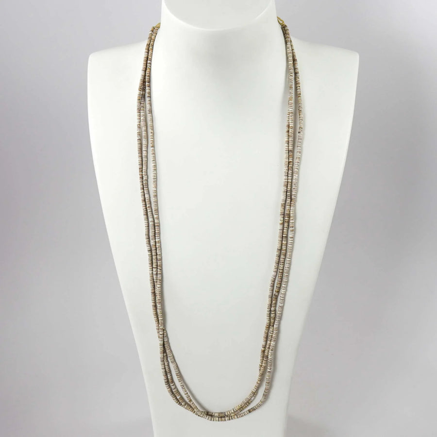 1960s Olive Shell Necklace by Vintage Collection - Garland's