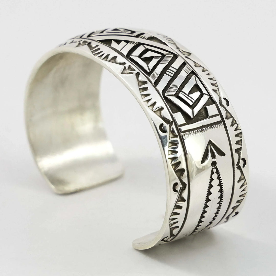 Silver Overlay Cuff