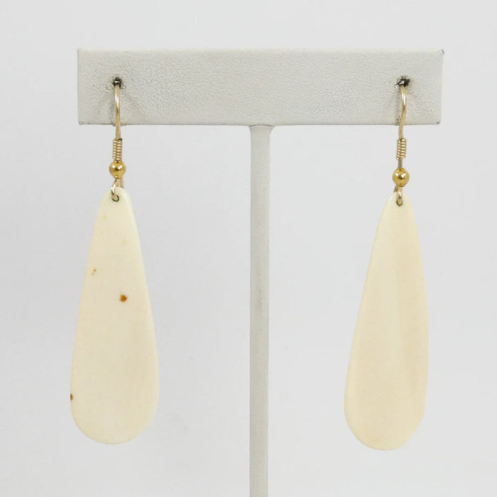 Fossilized Walrus Tusk Earrings