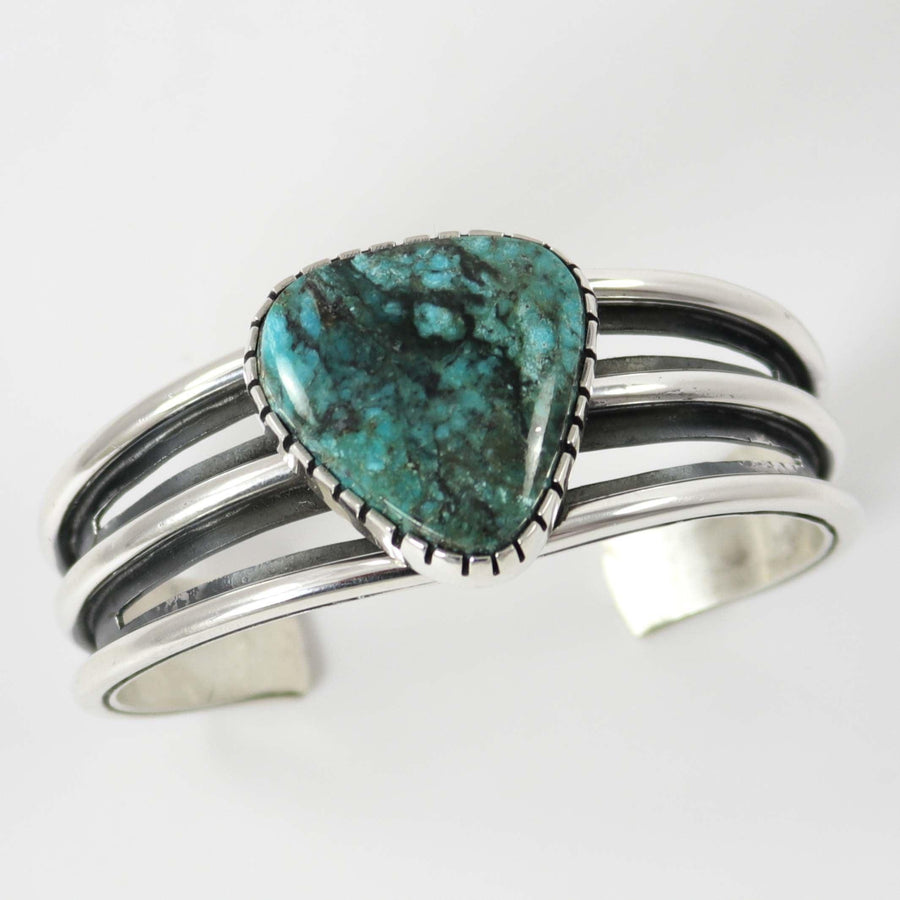 Blue Diamond Turquoise Cuff by Peter Nelson - Garland's