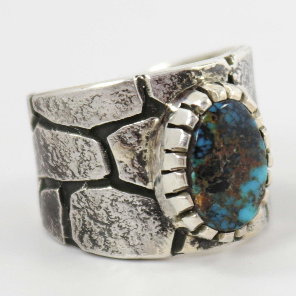 Candelaria Turquoise Ring by Kee Yazzie - Garland's
