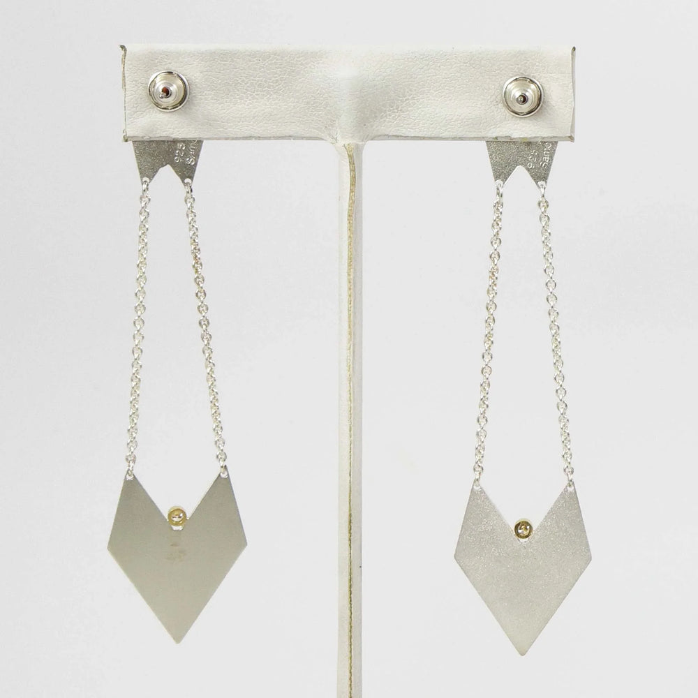 Chevron Earrings by Maria Samora - Garland's