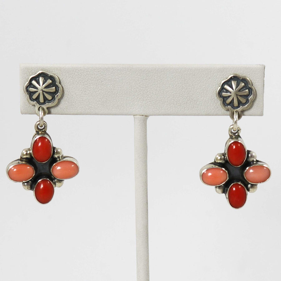Coral Earrings by Don Lucas - Garland's
