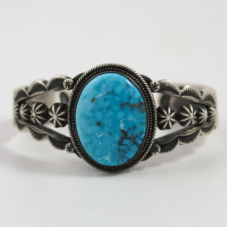 Easter Blue Turquoise Cuff by Steve Arviso - Garland's