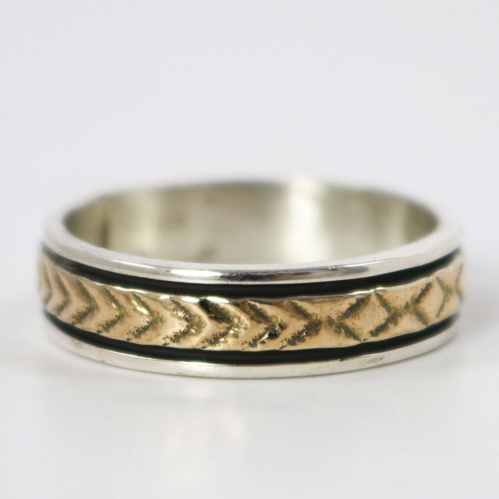 Gold on Silver Ring by Bruce Morgan - Garland's