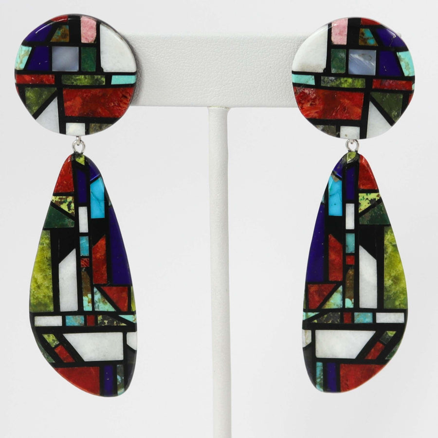 Inlay Earrings by Chris Nieto - Garland's