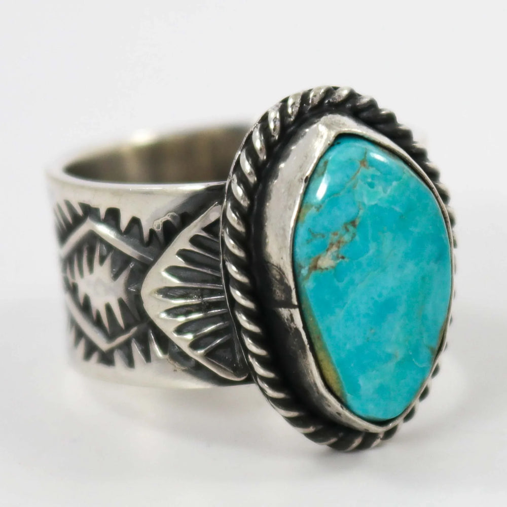 Kingman Turquoise Ring by Sunshine Reeves - Garland's
