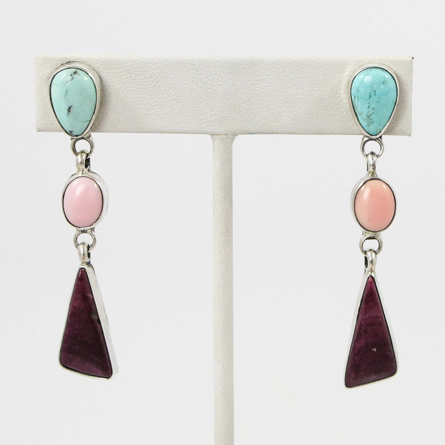 Multi-Stone Earrings by Clarissa and Vernon Hale - Garland's
