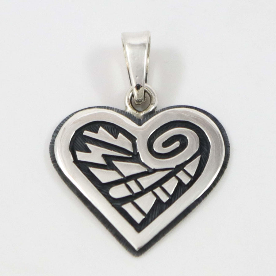 Overlay Heart Pendant by Ruben Saufkie - Garland's