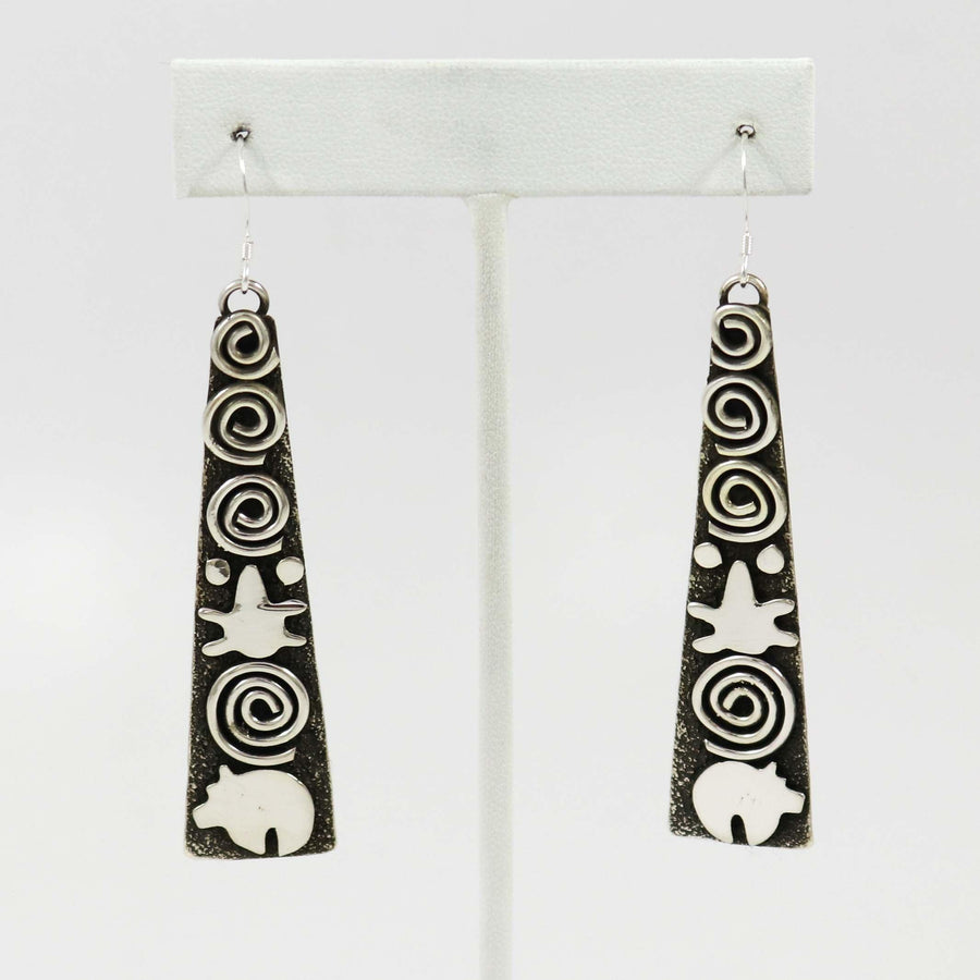 Petroglyph Earrings by Alex Sanchez - Garland's