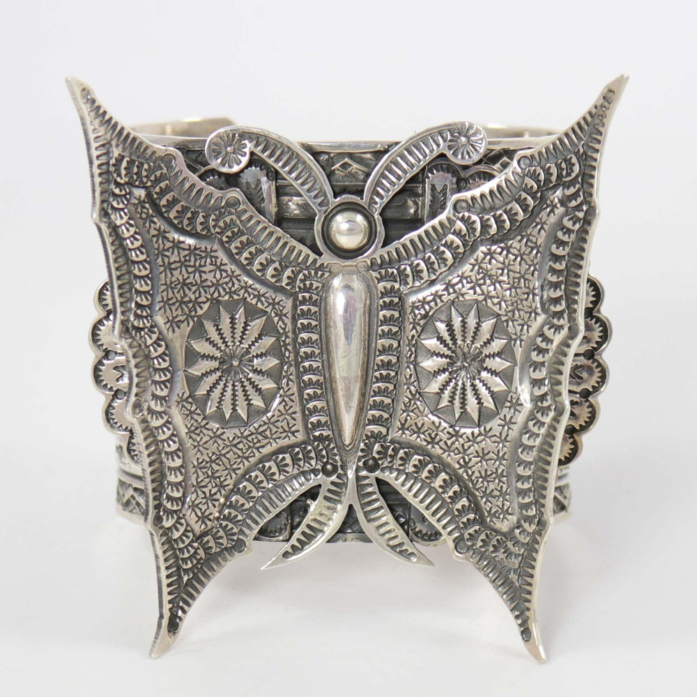 Silver Butterfly Cuff by Sunshine Reeves - Garland's