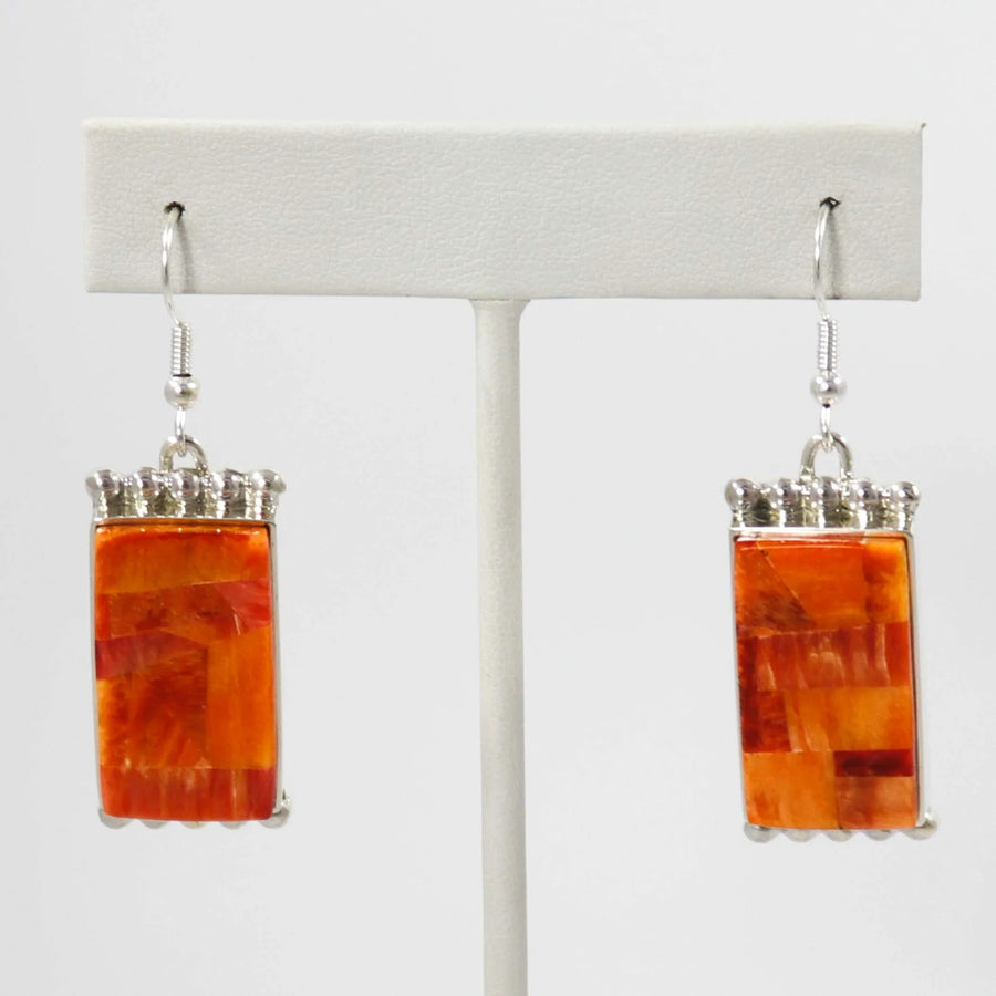 Spiny Oyster Earrings by Bryon Yellowhorse - Garland's