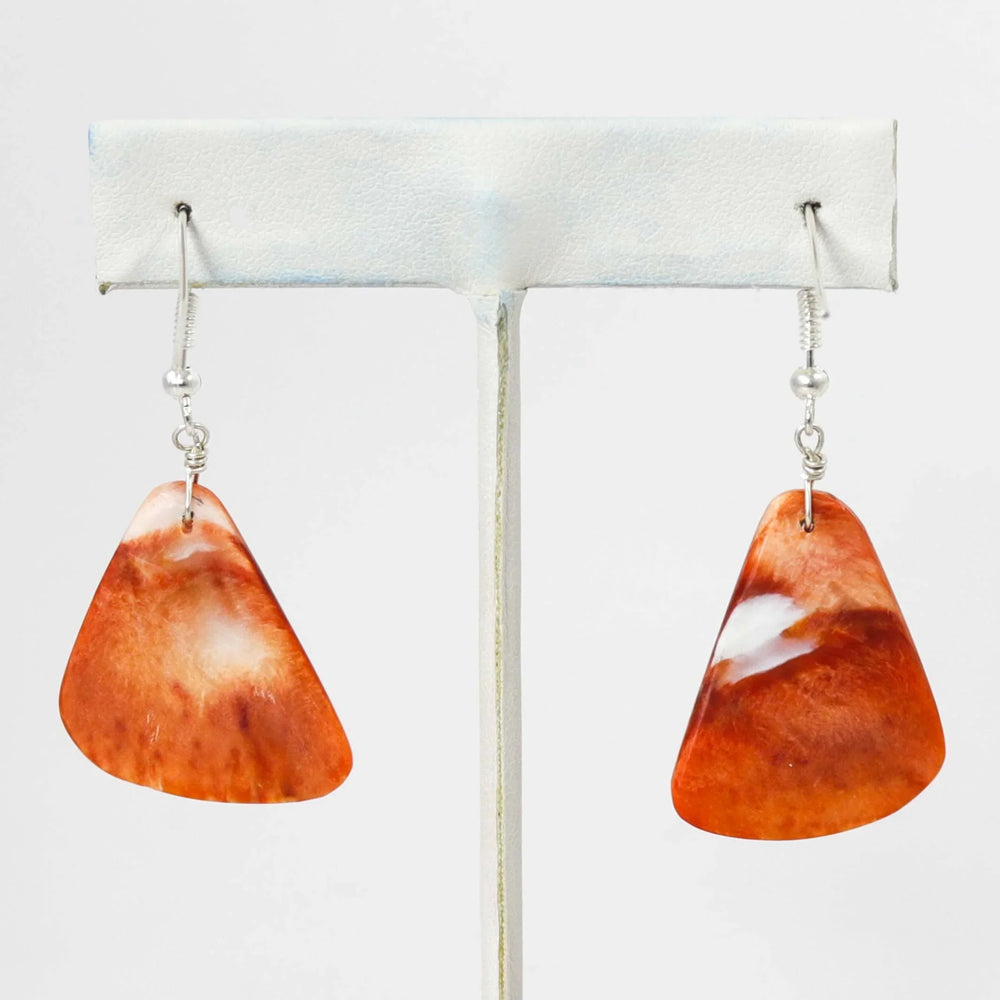 Spiny Oyster Earrings by Ray Lovato - Garland's