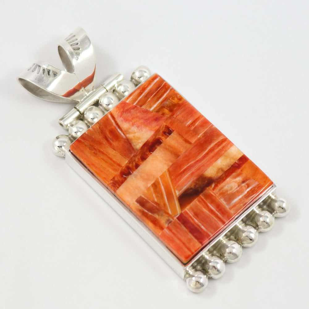 Spiny Oyster Shell Pendant by Bryon Yellowhorse - Garland's