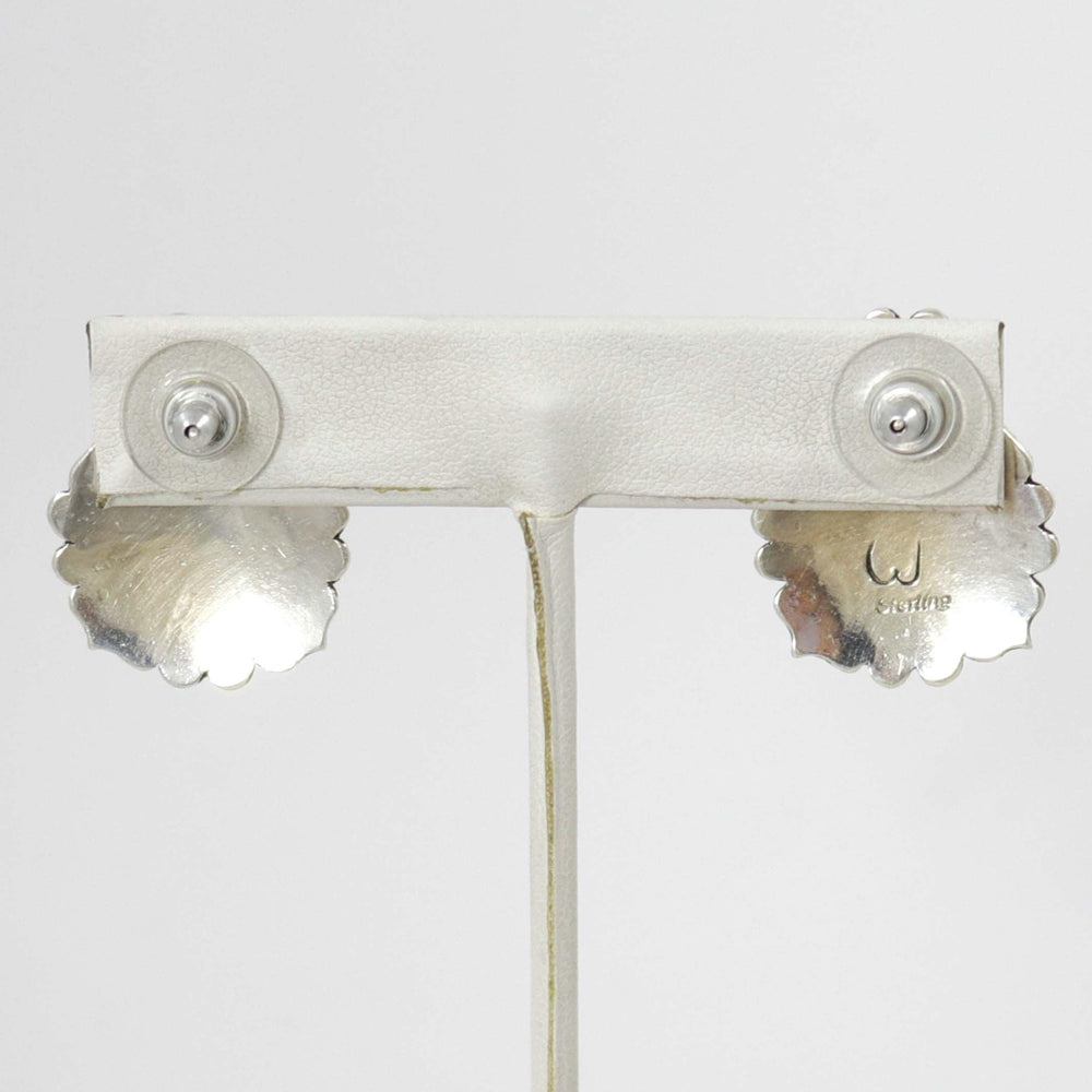Stamped Silver Earrings by Charlie John - Garland's