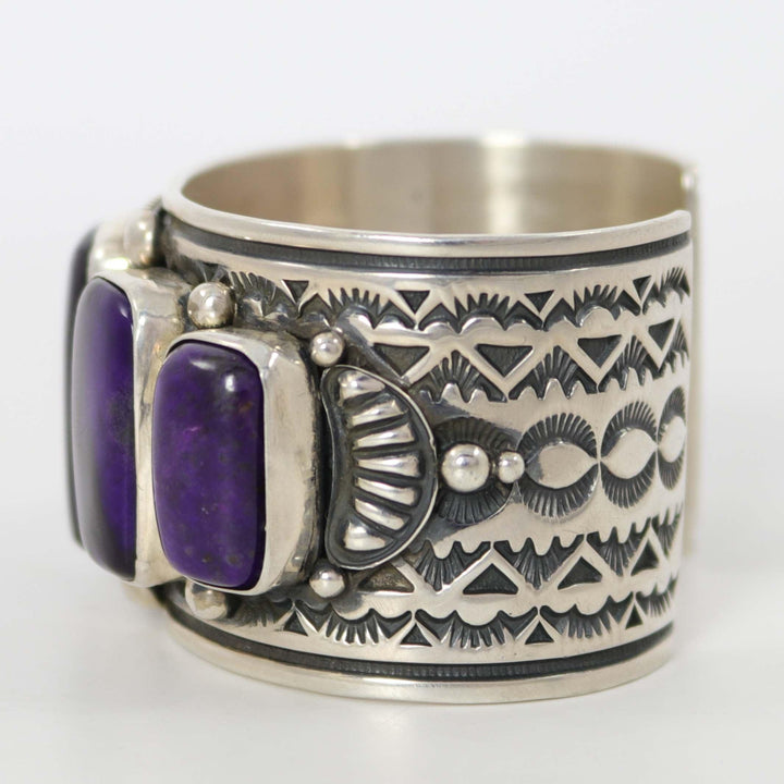 Sugilite Row Cuff by Albert Jake and Bruce Eckhardt - Garland's